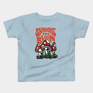 Shrooms In Bloom Kids T-Shirt